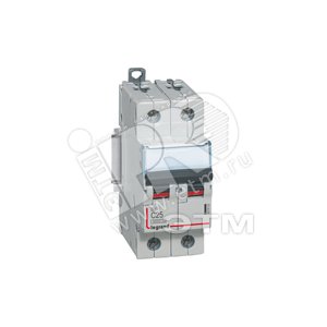 Выключатель автоматический двухполюсный DX3 DC 10000 1,6А C 16кА | 409561 | Legrand - Legrand