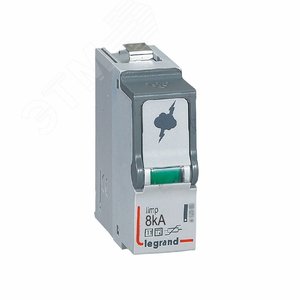 Модуль разрядника сменный T1+T2 8KA (412302) - Legrand