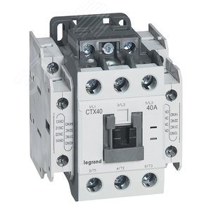 Контактор CTX3 40 3P 40A (AC-3) 2но2нз ~48В - Legrand