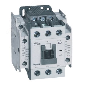 Контактор CTX3 40 3P 40A (AC-3) 2но2нз ~415В | 416139 | Legrand - Legrand
