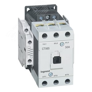 Контактор CTX3 65 3P 50A (AC-3) 2но2нз =48В | 416143 | Legrand - Legrand