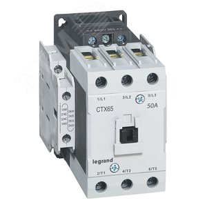 Контактор CTX3 65 3P 50A (AC-3) 2но2нз ~24В | 416150 | Legrand - Legrand