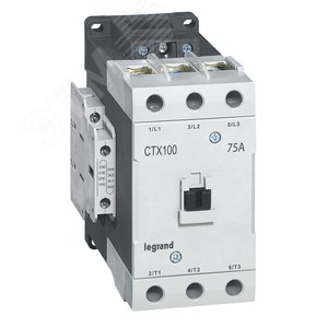 Контактор CTX3 100 3P 75A (AC-3) 2но2нз ~48В | 416182 | Legrand - Legrand