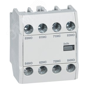 CTX3 Контакт вспомогательный фронтальный 3НО1НЗ (416854) - Legrand