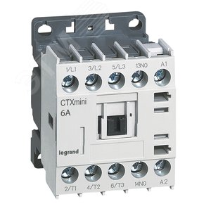Контактор CTX3 Мини 3P 6A 1нз =24В (417011)
