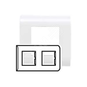 Рамка 2X2м гор Белая MSC - Legrand