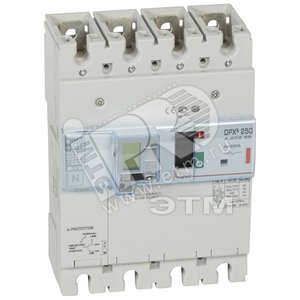 Автоматический выключатель DPX3 250 - эл. расц. - с диф. защ. - 36 кА - 400 В~ - 4П - 250 А | 420359 | Legrand - Legrand