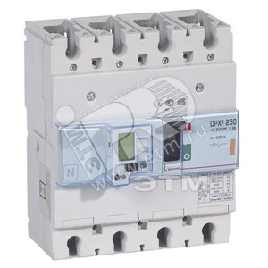 Автоматический выключатель DPX3 с электронным расцепителем Sg 250A 25kA 4P | 420519 | Legrand