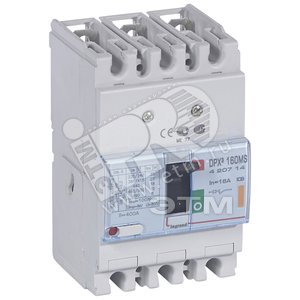 DPX? 250ER - МОТОР 3P 16A 25kA - Legrand