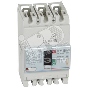 Выключатель автоматический для защиты электродвигателей DPX3 250ER 3п 63A 25кА
