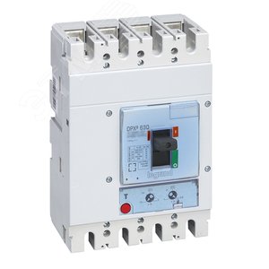 Выключатель автоматический четырехполюсный DPX3 630 500A 100кА ТМ (422050) - Legrand