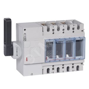 Выключатель нагрузки DPX-IS630 3п 400A боковая левая ручка (26680)