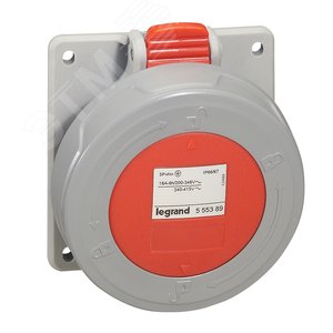 Розетка встраиваемая 16А 3К+З 380В IP67 (555388) - Legrand