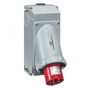 Вилка накладная - 63А - 3К+Н+З - 230В - IP67 (555519) - Legrand