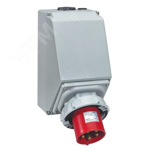 Вилка накладная - 125А - 3К+Н+З - 380В - IP67 (555619) - Legrand