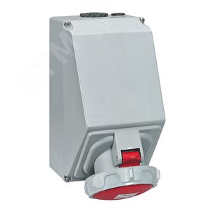 Розетка накладная - 125А - 3К+З - 380В - IP67 (555658)