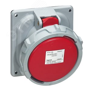 Розетка встроенная - 125А - 3К+Н+З - 380В - IP67 (555689)