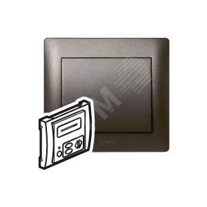 Galea Life Лицевая панель для звуковой трансляции с ЖК-экраном темная бронза - Legrand