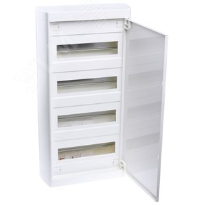 Щит распределительный навесной ЩРН-п-48 пластиковый, металлическая дверь (601259)