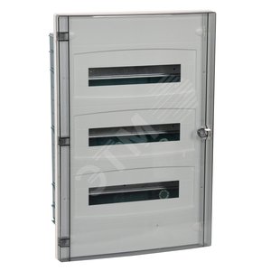 EkinoxeTX Шкаф вст. 3х18мод. прозр.дв. IP40 - Legrand