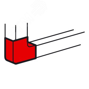 Угол плоский 130x50мм - Legrand Euro