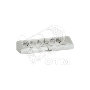 Блок розеточный 6X2К+З + выключатель (653550) - Legrand