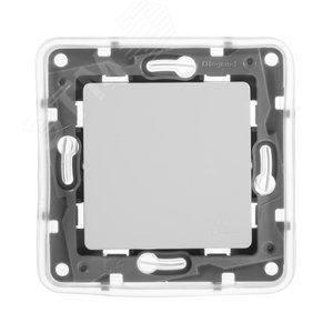 ETIKA Переключатель IP44 белый 10АХ (672200) 2