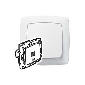 Кнопка подсв пикт.звонка 712В БЕЛ SUNO (774015) - Legrand