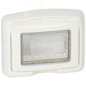 Адаптер программа Plexo IP55 IK 07 для трехмодульных механизмов Mosaic мембрана серый (680632) - Legrand