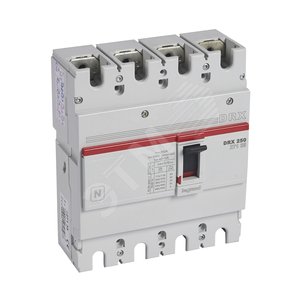 Выключатель автоматический DRX250 термомагнитный 250A 4П 36кА (027135)