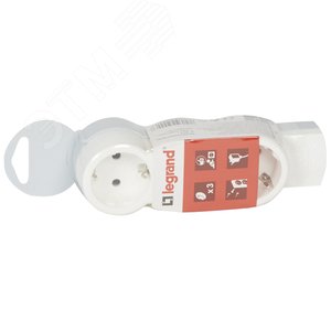 Удлинитель бытовой 3 розетки без кабеля с заземлением (695004)