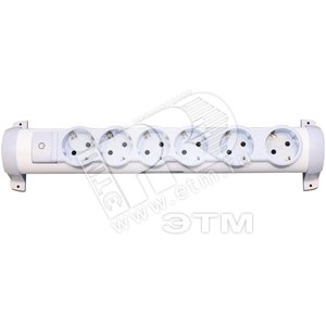Удлинитель 6X2К+З без кабеля (695839) - Legrand