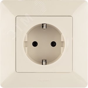 Розетка Valena LIFE силовая 2К+З 16А 250В лицевая панель безвинтовые зажимы слоновая кость (753521) - фото 9