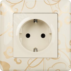 Розетка Valena LIFE силовая 2К+З 16А 250В лицевая панель безвинтовые зажимы слоновая кость (753521) - фото 7