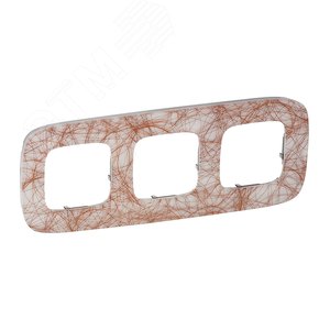 Valena ALLURE Рамка 3 поста Итальянская фантазия универсальная - Legrand