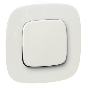 Valena ALLURE Рамка 1 пост жемчуг универсальная (754411) 4