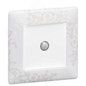 Valena LIFE Лицевая панель для переключателя со встроенным датчиком движения Белая (754710) 2