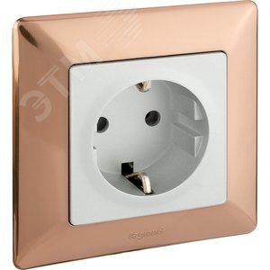 "Valena LIFE.Рамка ""Медь"".1-постовая универсальная" 9