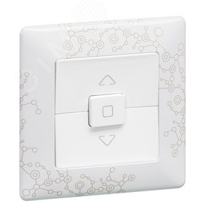 Valena LIFE Лицевая панель для выключателя жалюзи и рольставней Белая (755140) 2