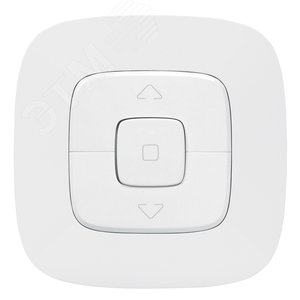 Valena ALLURE Лицевая панель для выключателя жалюзи и рольставней Белая (755145) 2