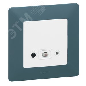 Valena ALLURE Лицевая панель для аудио-входа Белая (755455) 2