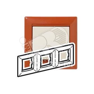 VALENA Рамка 3 поста горизонтальная Терра - Legrand