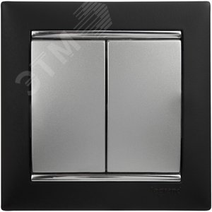 VALENA Рамка 1 пост ноктюрн/серебро (770391) 3