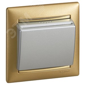 VALENA Выключатель с ключом-карточкой алюминий (770235) 2