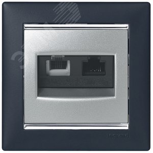 VALENA Рамка 1 пост ноктюрн/серебро (770391) 12