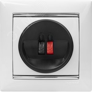 VALENA Рамка 1 пост белая/серебро (770491) 7