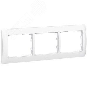 Galea Life Рамка 3 поста белая (771003)