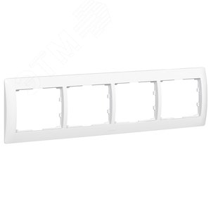 Galea Life Рамка 4 поста белая (771004) - Legrand