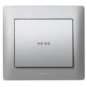 Лицевая панель Galea Life простая с индикацией White (771034)