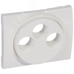 Galea Life Панель лицевая для розетки телевизионной RD-SAT white (771073) - Legrand
